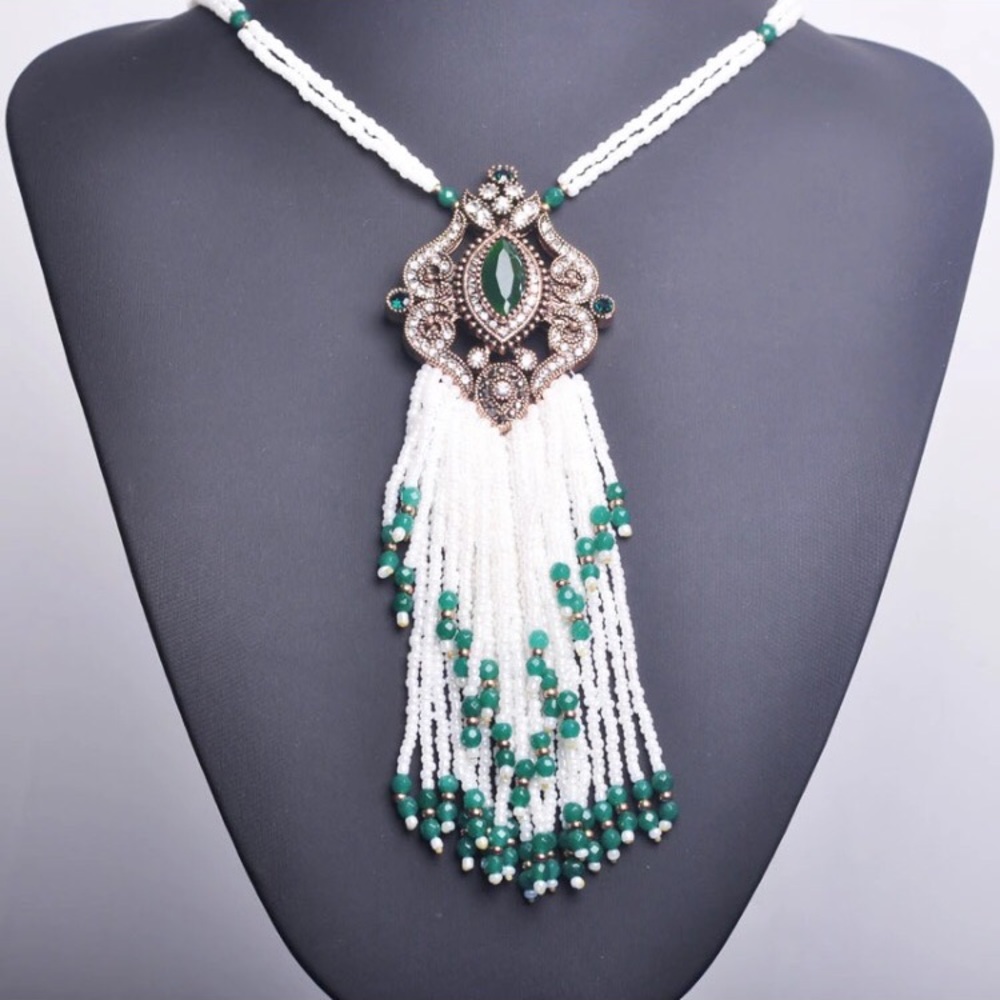 Turkish Long Tassel Necklace